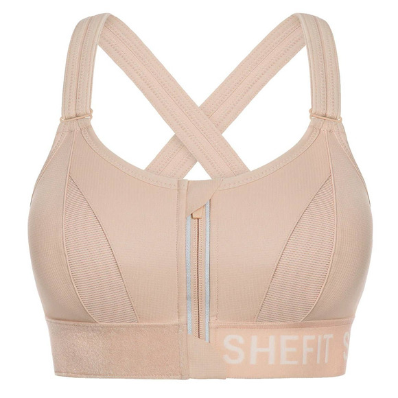 SHEFIT Ultimate Sports Bra High Impact Adjustable Sandstorm - Picture 3 of 11